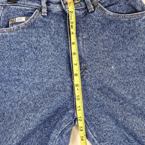 Vintage Lee Riders Mom Blue Jeans Sz 8 Medium High Waist Tapered Western USA - Picture 11 of 12